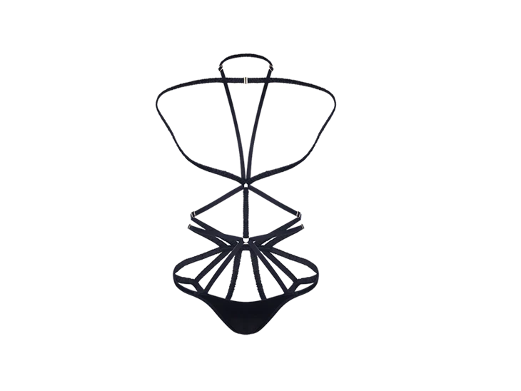 Black Corset Top Straps